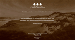 Desktop Screenshot of macduffconsulting.com